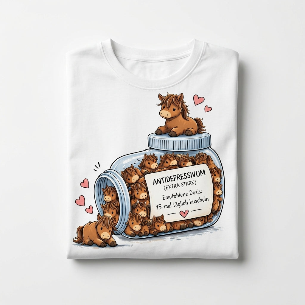 Funny Horse Lover Gift Tee GER