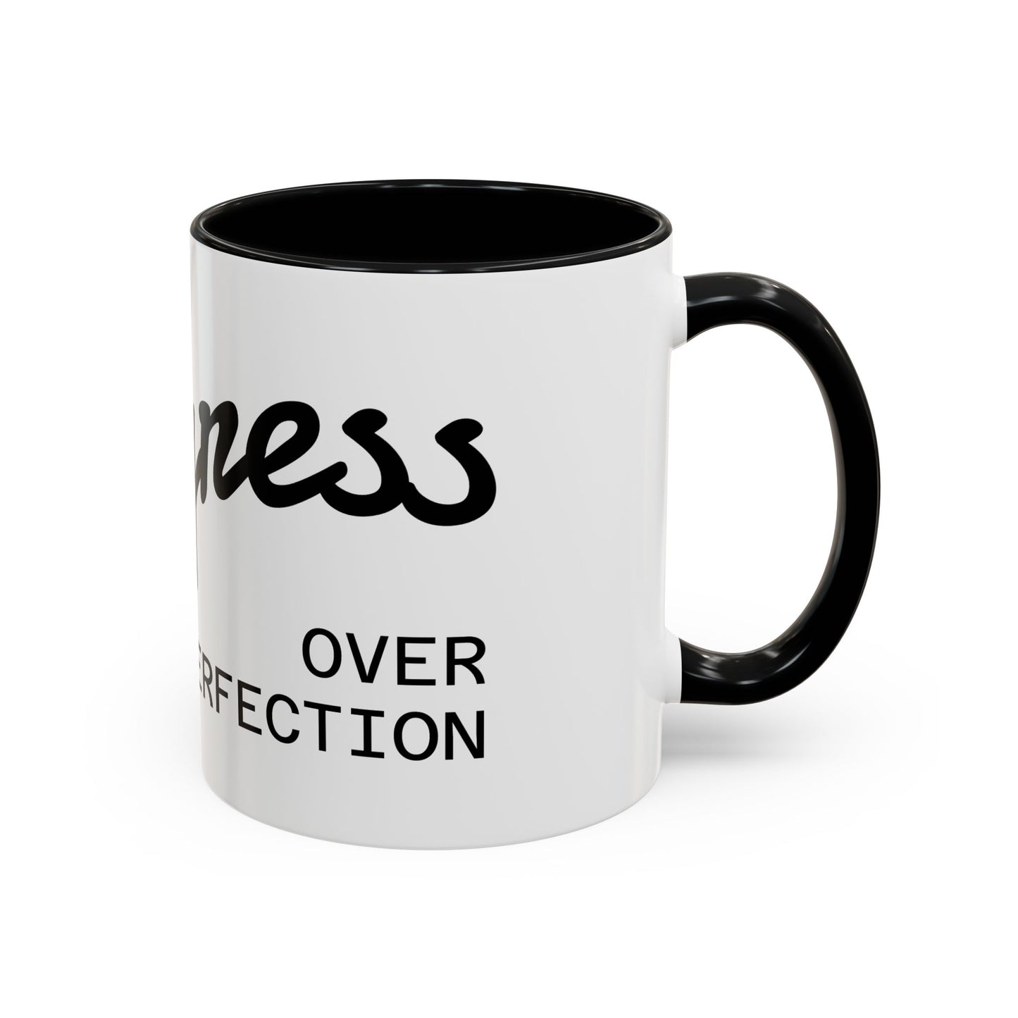 Happiness Over Perfection Accent Coffee Mug Inspirational Ceramic Tea Cup - view 18