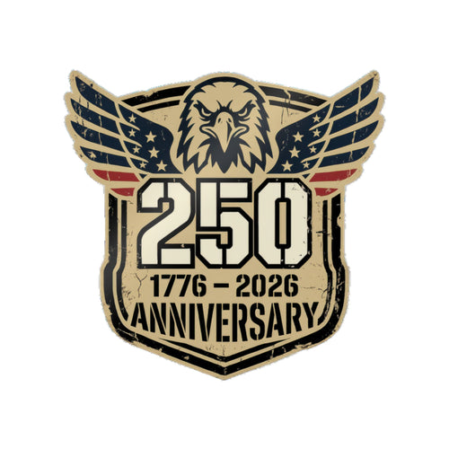 250th Anniversary Eagle Sticker — 1776–2026 Patriotic Die-Cut Decal