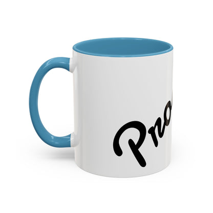 Happiness Over Perfection Accent Coffee Mug – Inspirational Ceramic Tea Cup (11/15oz)