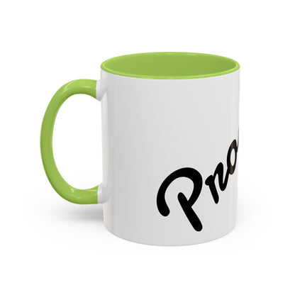 Happiness Over Perfection Accent Coffee Mug – Inspirational Ceramic Tea Cup (11/15oz)
