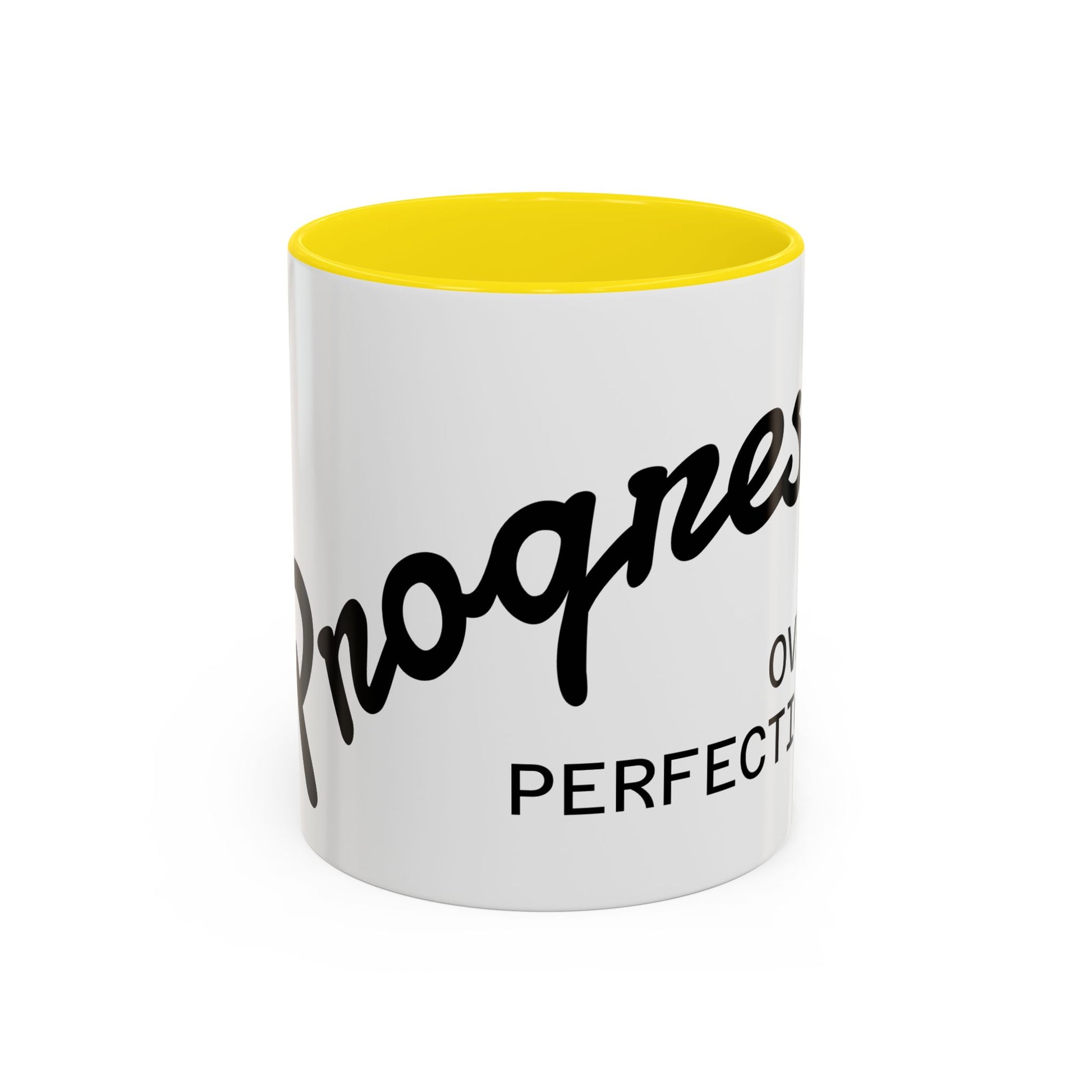 Happiness Over Perfection Accent Coffee Mug Inspirational Ceramic Tea Cup - view 12