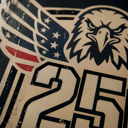 250th Anniversary Eagle Sticker — 1776–2026 Patriotic Die-Cut Decal