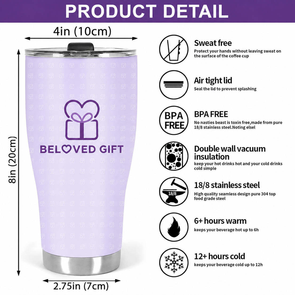 Love Sewing - Personalized Sewing Tumbler, Sewing Tools Drinkware, Sewing Lover Gift