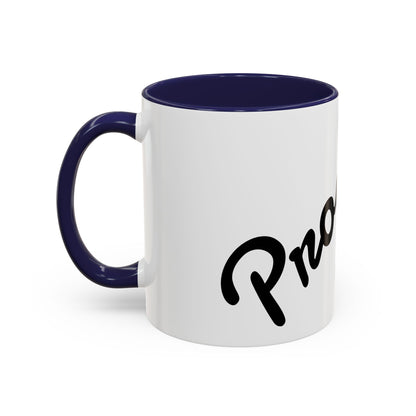 Happiness Over Perfection Accent Coffee Mug – Inspirational Ceramic Tea Cup (11/15oz)