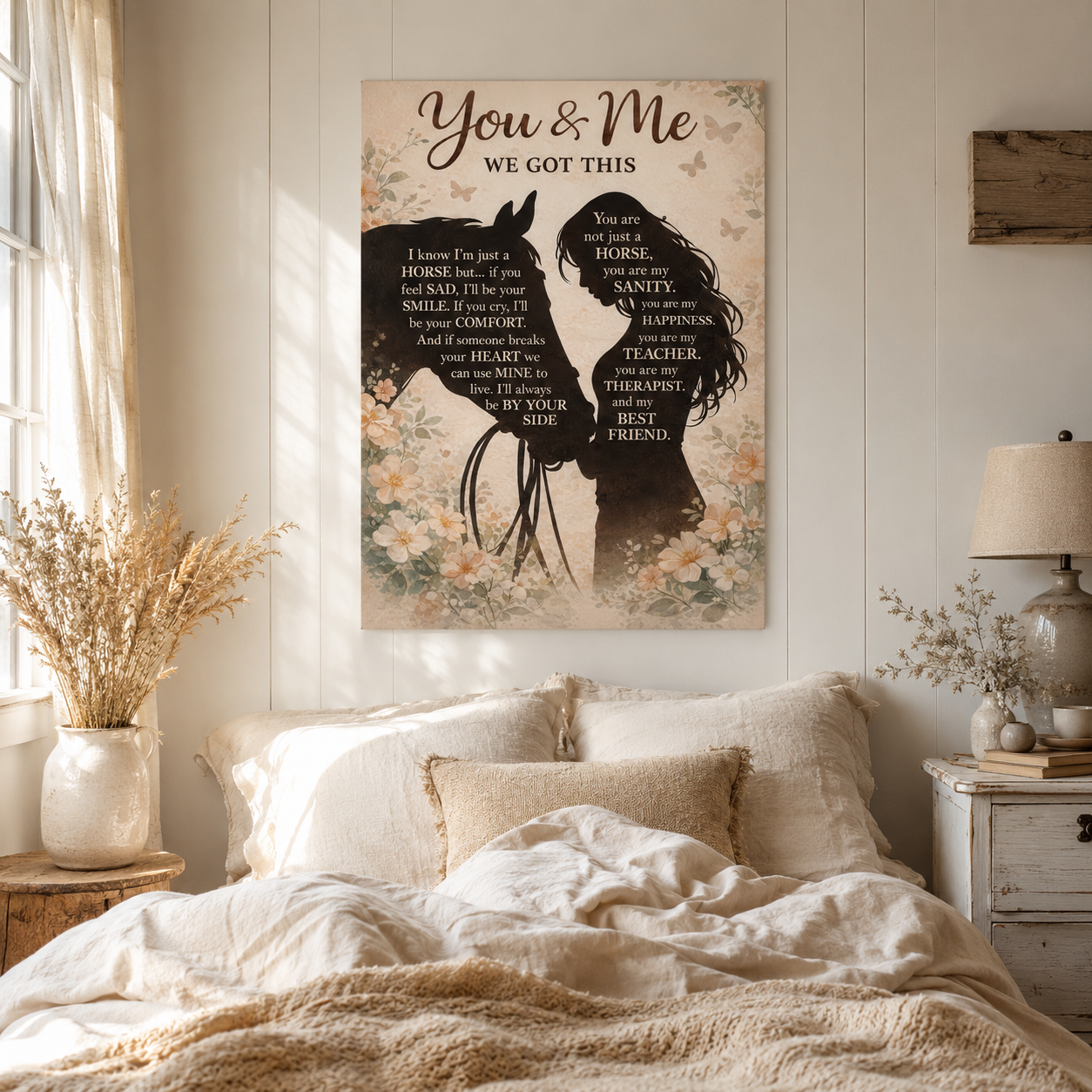 Horse & Me ENG Poster Canvas
