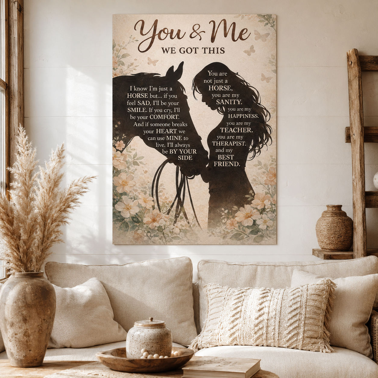 Horse & Me ENG Poster Canvas