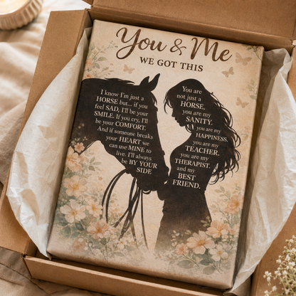 Horse & Me ENG Poster Canvas