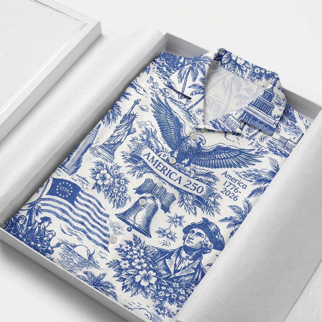 American 250th Anniversary Hawaiian Shirts