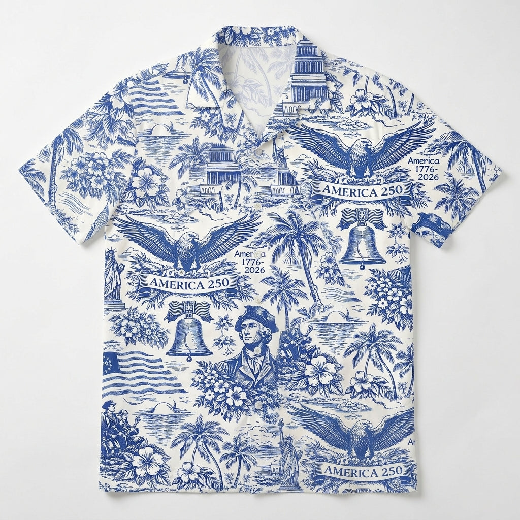 American 250th Anniversary Hawaiian Shirts