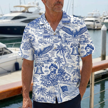 American 250th Anniversary Hawaiian Shirts