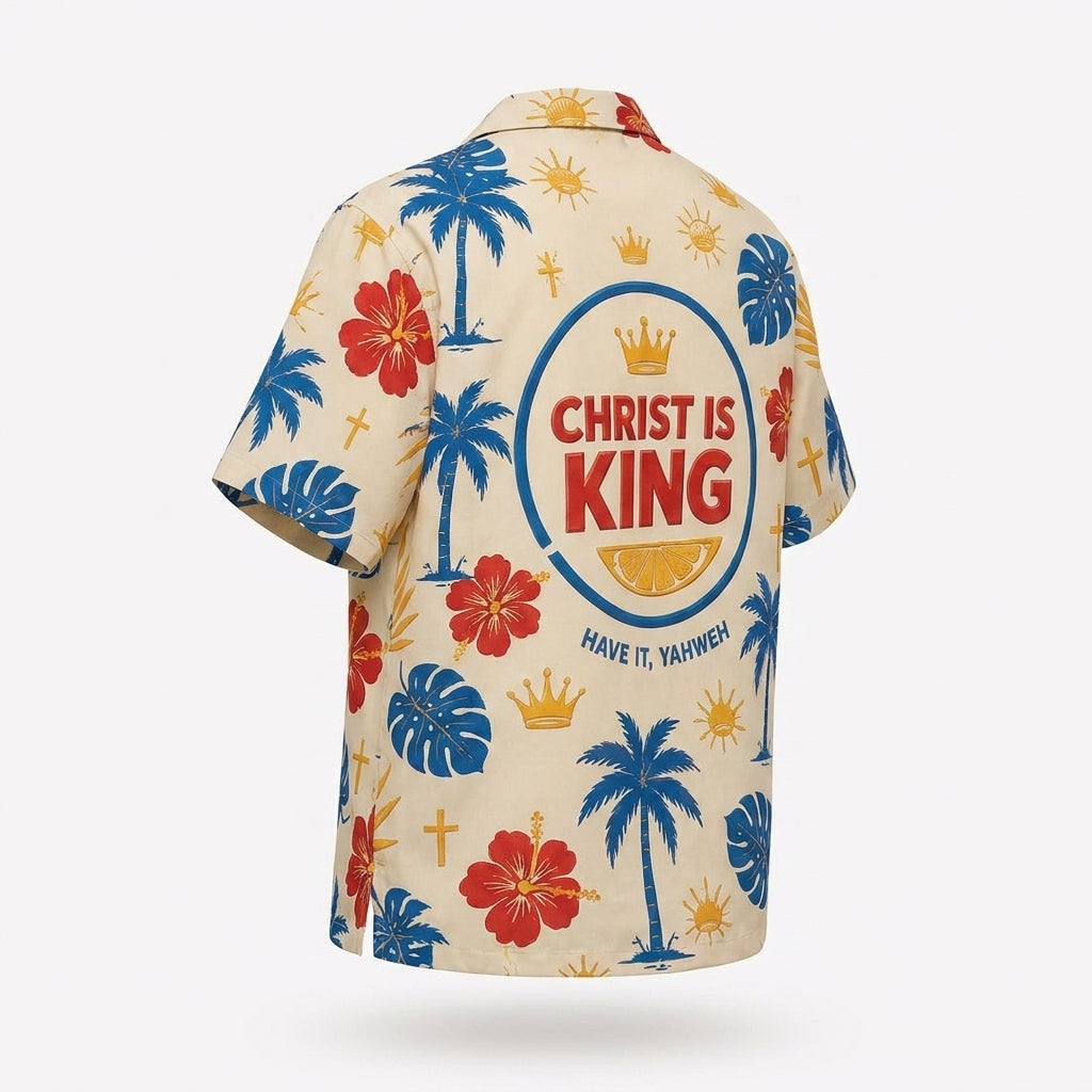 Jesus is King Unisex Baseball Jersey, Hawaii Shirt
