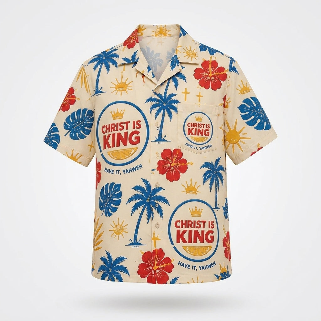 Jesus is King Unisex Baseball Jersey, Hawaii Shirt