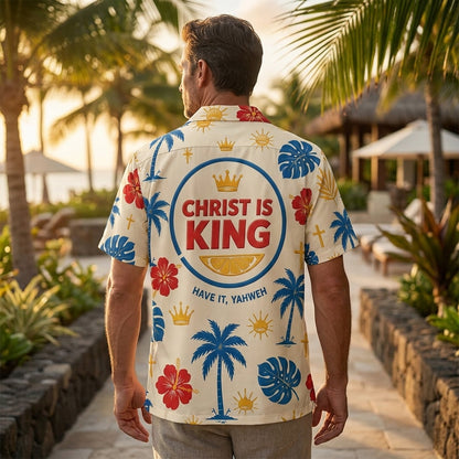 Jesus is King Unisex Baseball Jersey, Hawaii Shirt