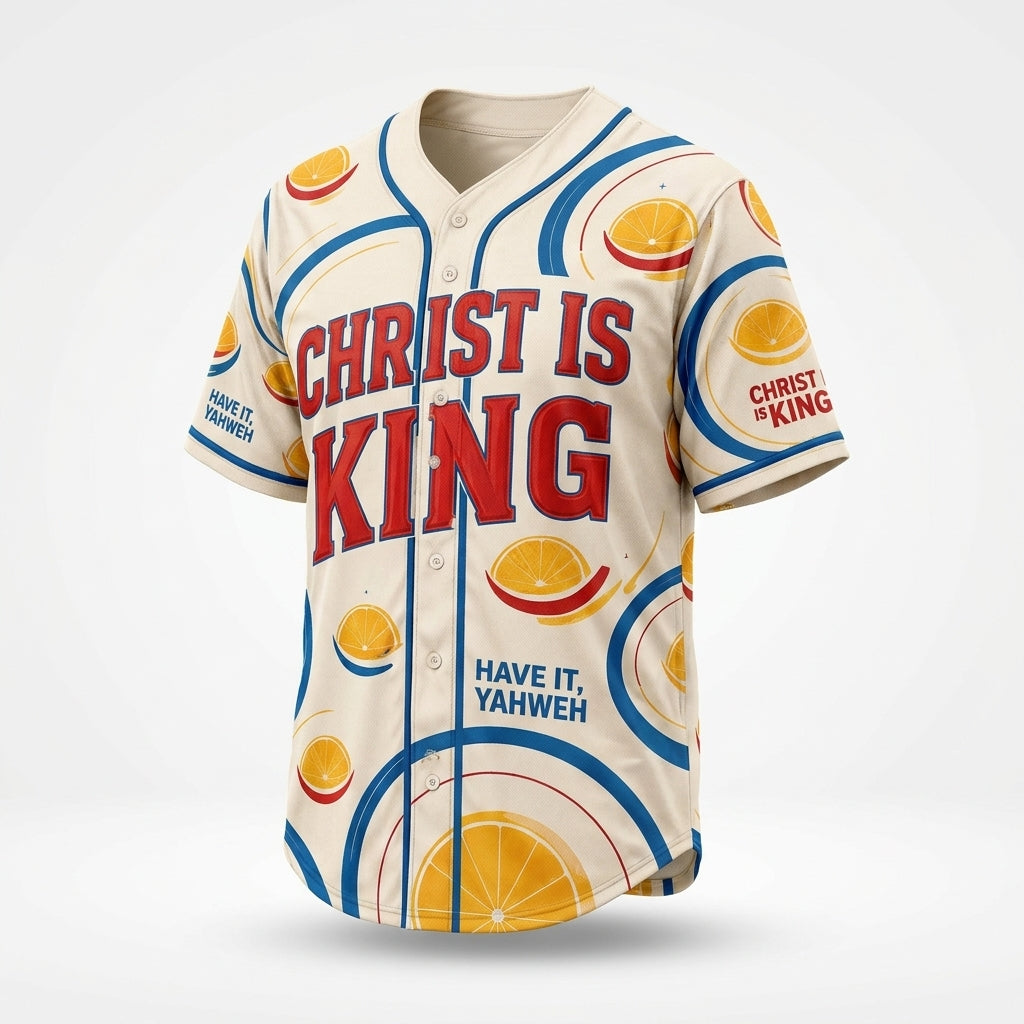Jesus is King Unisex Baseball Jersey, Hawaii Shirt