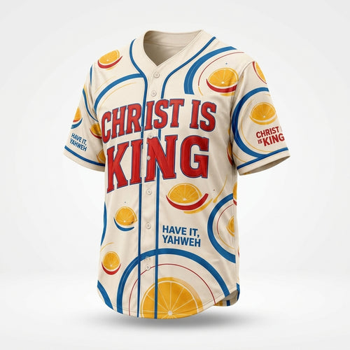 Jesus is King Unisex Baseball Jersey, Hawaii Shirt