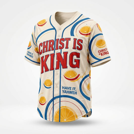 Jesus is King Unisex Baseball Jersey, Hawaii Shirt