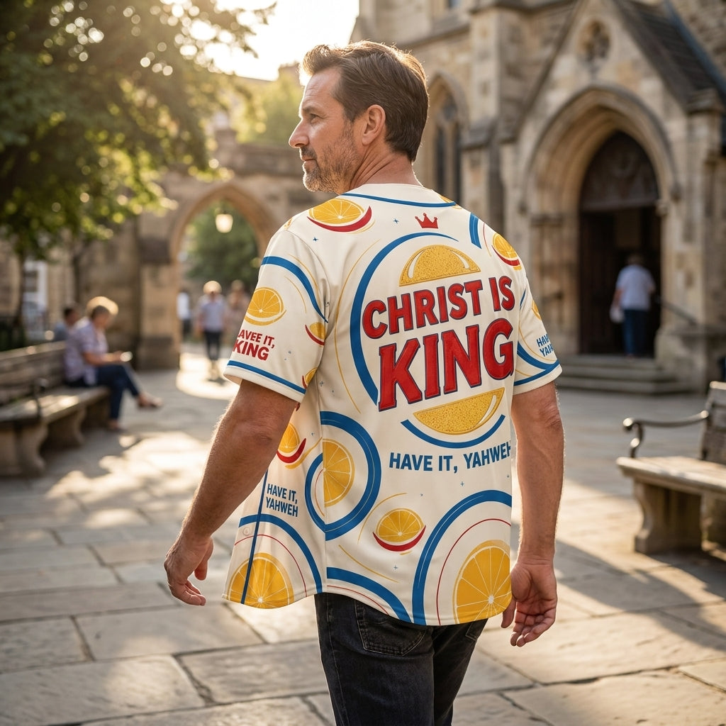 Jesus is King Unisex Baseball Jersey, Hawaii Shirt