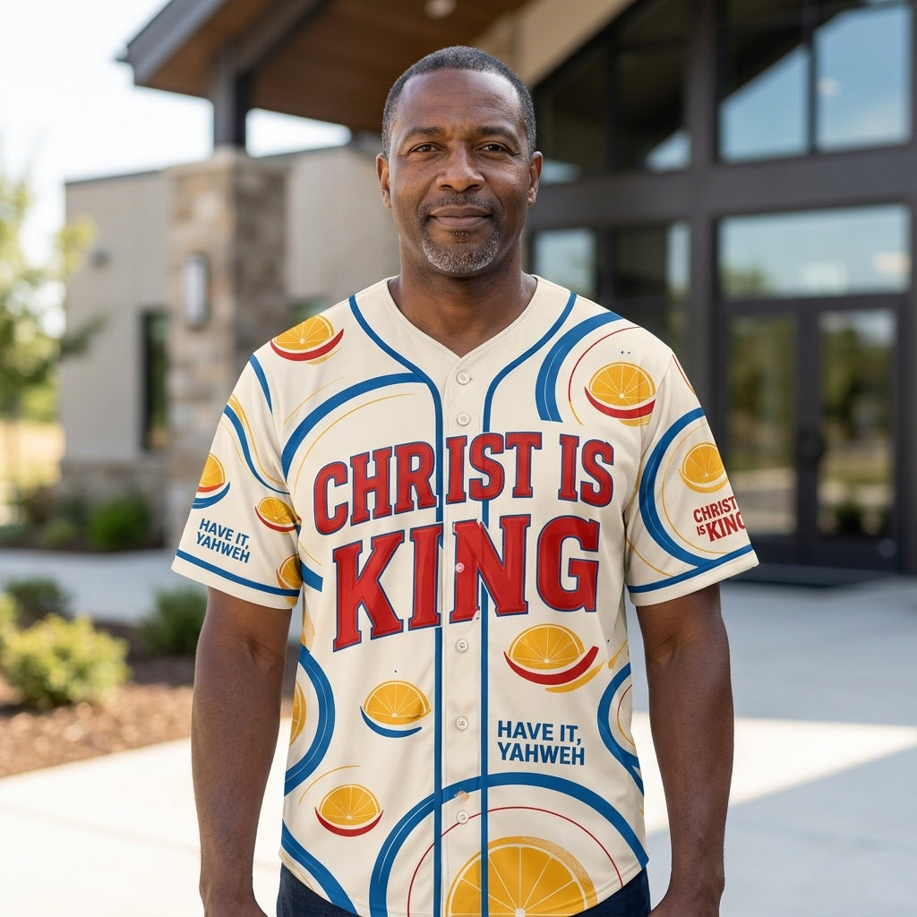 Jesus is King Unisex Baseball Jersey, Hawaii Shirt