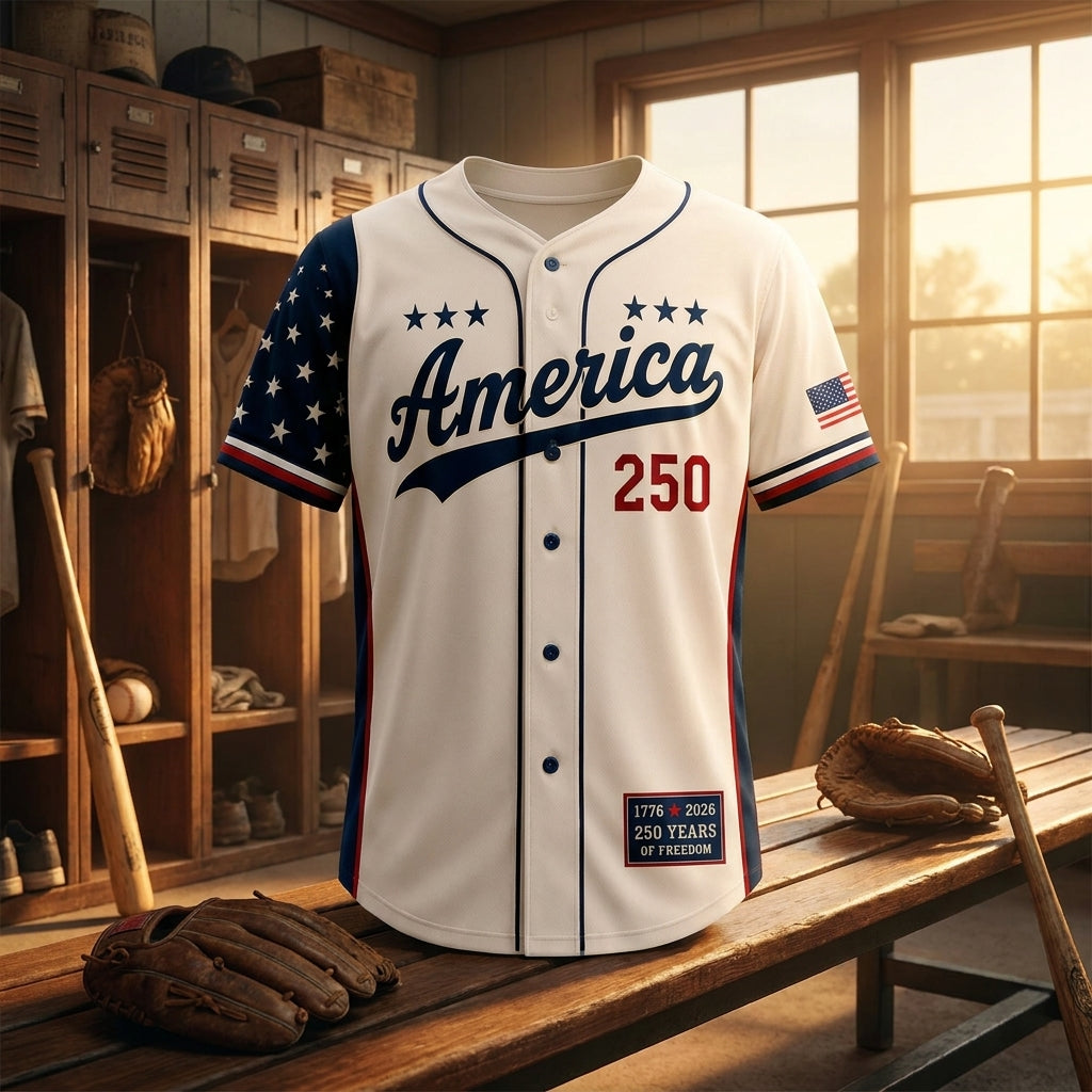 American Pride 250th Anniversary US Unisex Baseball Jersey