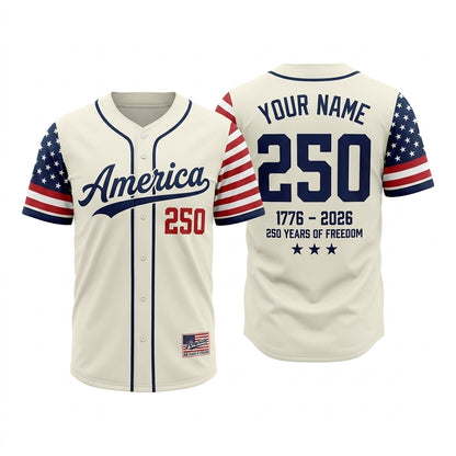 American Pride 250th Anniversary US Unisex Baseball Jersey