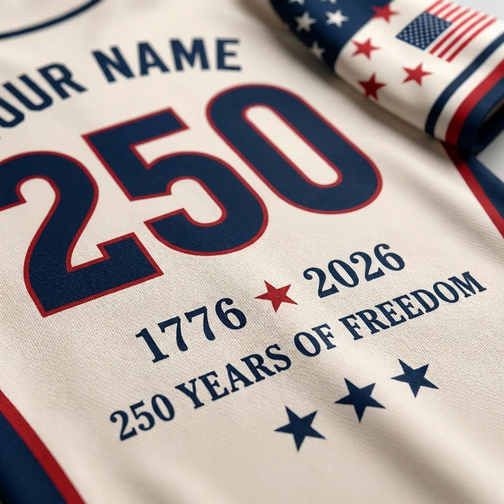 American Pride 250th Anniversary US Unisex Baseball Jersey