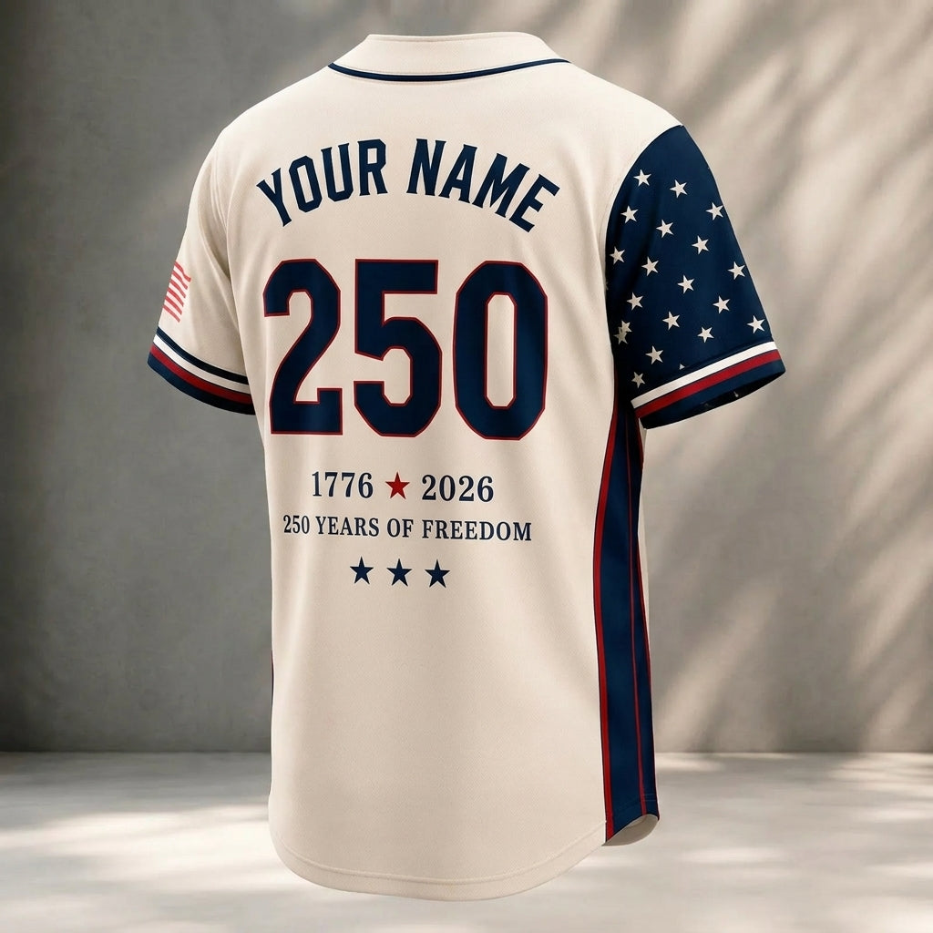 American Pride 250th Anniversary US Unisex Baseball Jersey