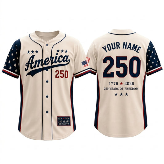 American Pride 250th Anniversary US Unisex Baseball Jersey