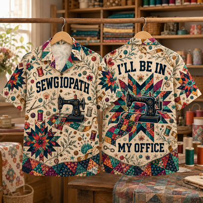 Sew Quilt Lover Hawaii Shirt Design Style 5 My Office