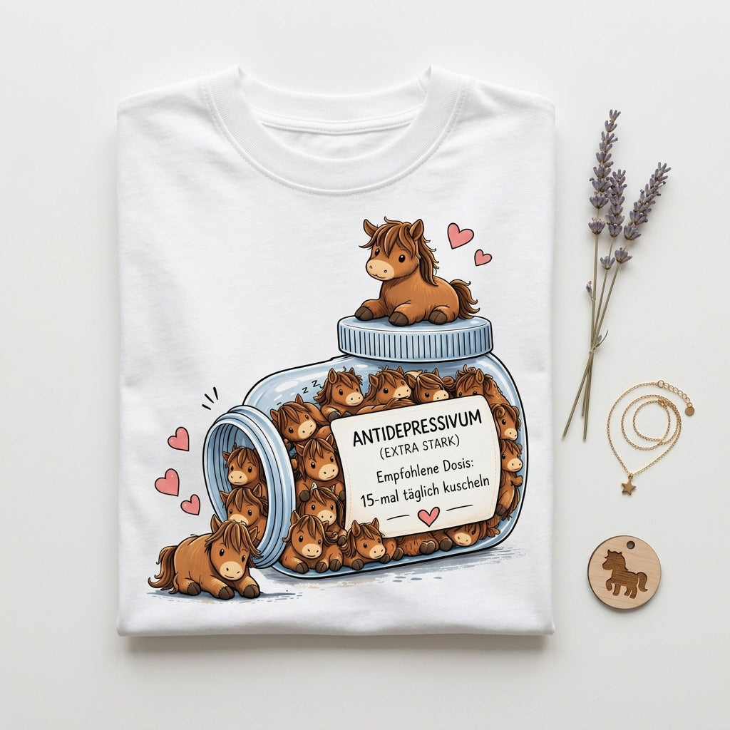 Funny Horse Lover Gift Tee GER