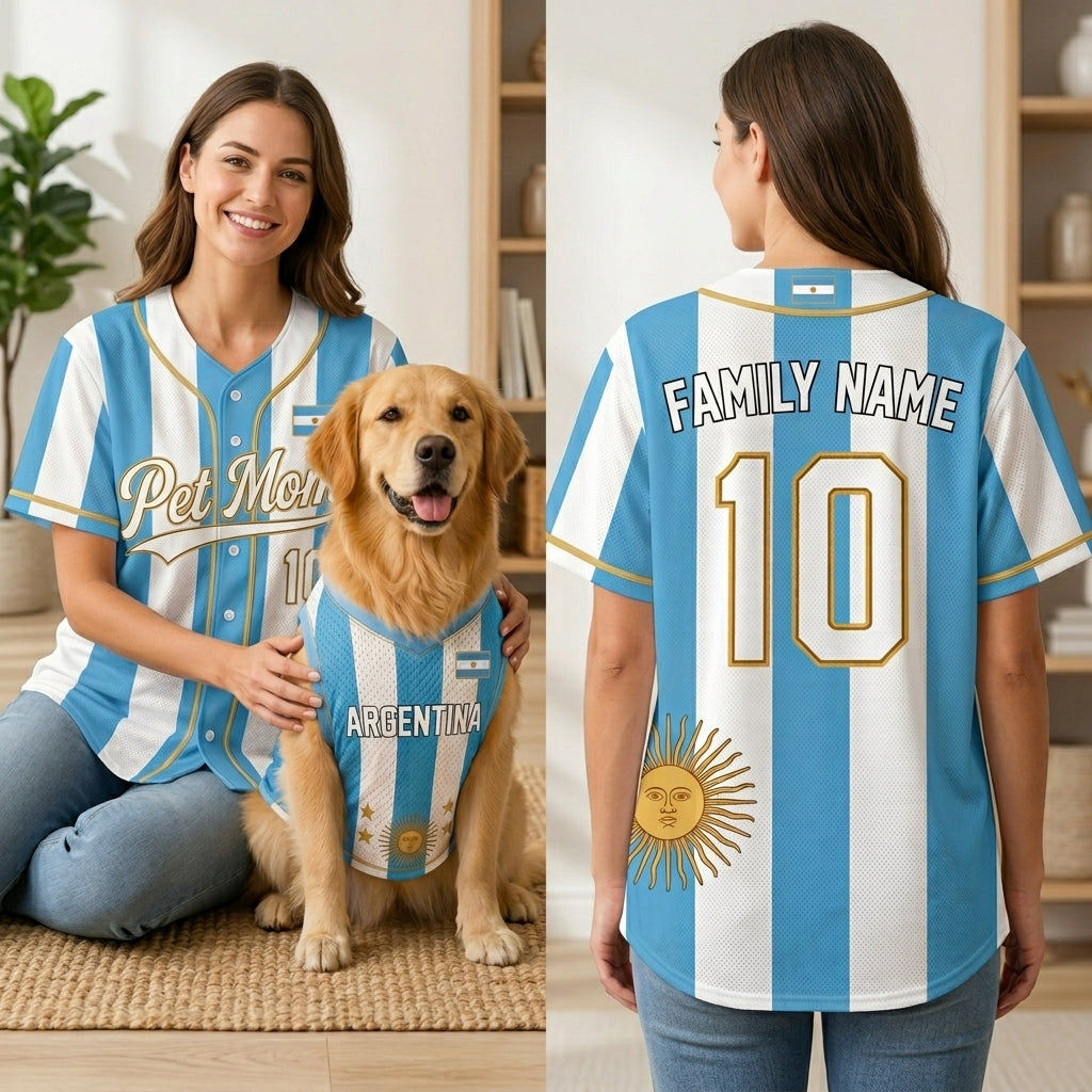 Custom Soccer All-Over Print Mesh Pet Jersey - Personalized Dog Cat Jersey