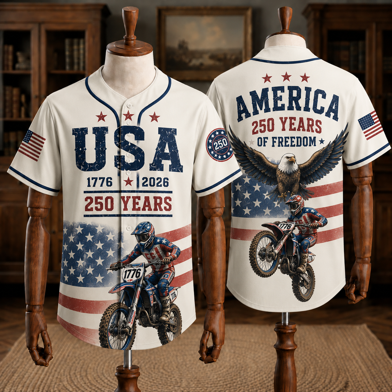 Motocross Braaap A250 jersey alternate mockup for dirt bike gift