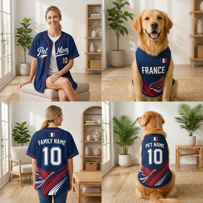Custom Soccer All-Over Print Mesh Pet Jersey - Personalized Dog Cat Jersey