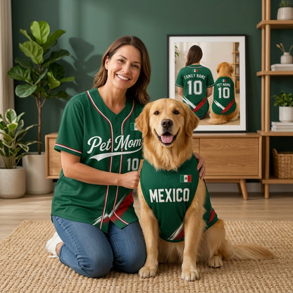 Custom Soccer All-Over Print Mesh Pet Jersey - Personalized Dog Cat Jersey