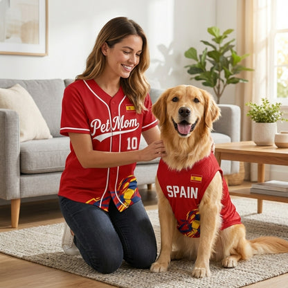 Custom Soccer All-Over Print Mesh Pet Jersey - Personalized Dog Cat Jersey