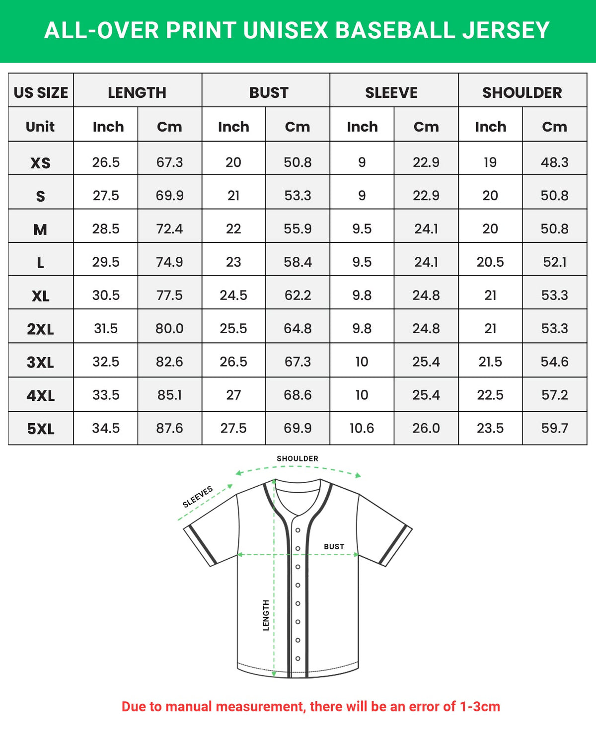 Jesus Is King apparel size and fit reference